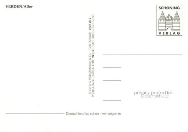 Verden Aller Stadtplatz Strassencafe Pferdemuseum St – Bild 2
