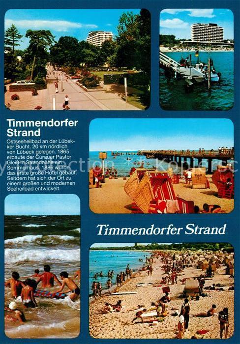 Timmendorfer Strand Strandstrasse Hotel Seebrücke Brandung