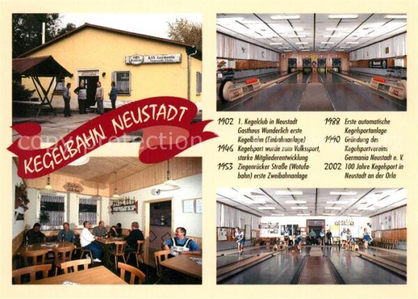 Neustadt Orla KSV Germania Kegelbahn Gaststätte