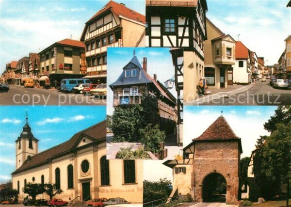Sinsheim Elsenz Fachwerk Kirche