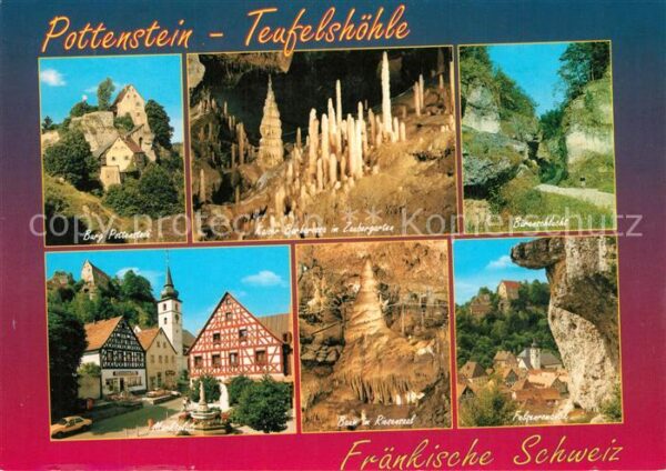 Pottenstein Oberfranken Teufelshöhe Burg