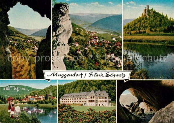 Muggendorf Fraenkische Schweiz Burg Höhle