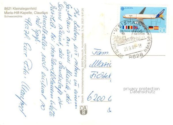 Kleinziegenfeld Maria-Hilf-Kapelle Claudius Schwarzmühl – Bild 2