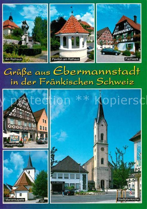 Ebermannstadt Fachwerk Marienkapelle Pfarrkirche