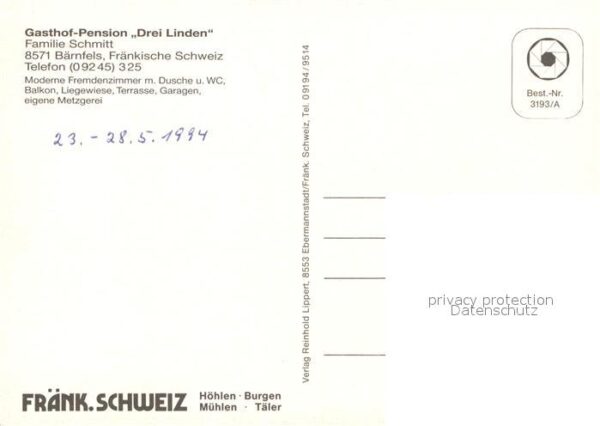 Baernfels Gasthaus Pension Drei Linden – Bild 2