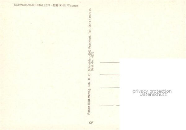 Kriftel Schwarzbach-Hallen – Bild 2