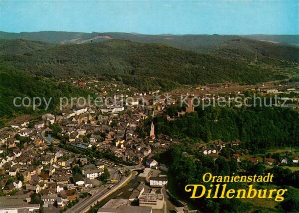Dillenburg Fliegeraufnahme Oranienstadt