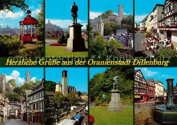 Dillenburg Fachwerk Brunnen Denkmal