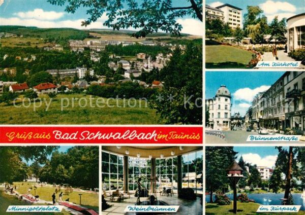 Bad Schwalbach Kurhotel Brunnenstrasse Kurpark Weinbru