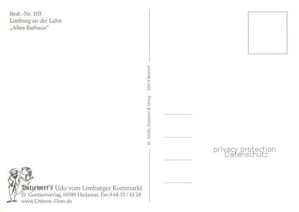 Limburg Lahn Rathaus – Bild 2
