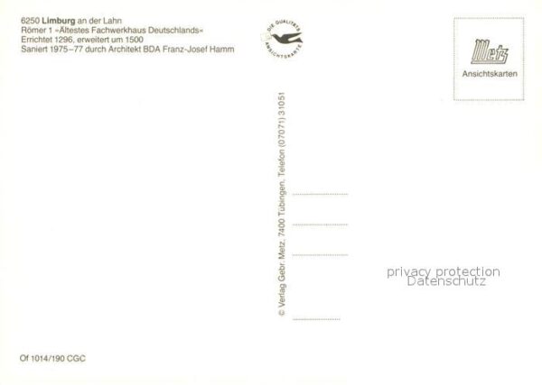 Limburg Lahn Römer ätestes Fachwerkhaus Deutschlands – Bild 2