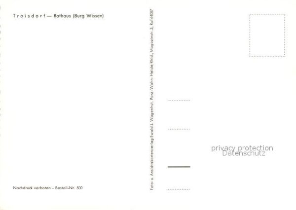 Troisdorf Rathaus Burg Wissen – Bild 2
