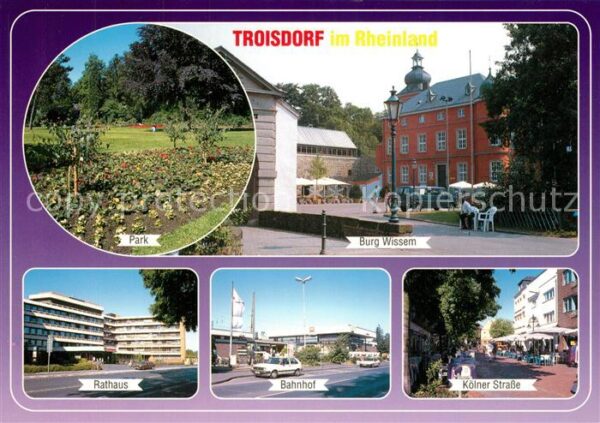 Troisdorf Park Rathaus Bahnhof Kölner-Strasse Bur