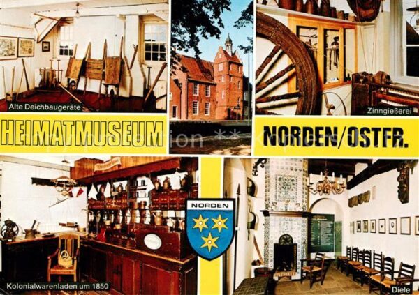 Norden Ostfriesland Heimatmuseum Zinngießerei Diele Kolonia
