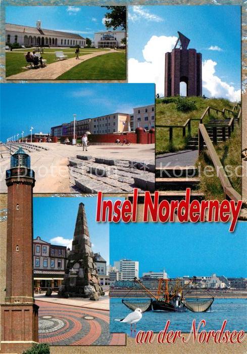 Norderney Nordseebad Leuchtturm Fischerboot