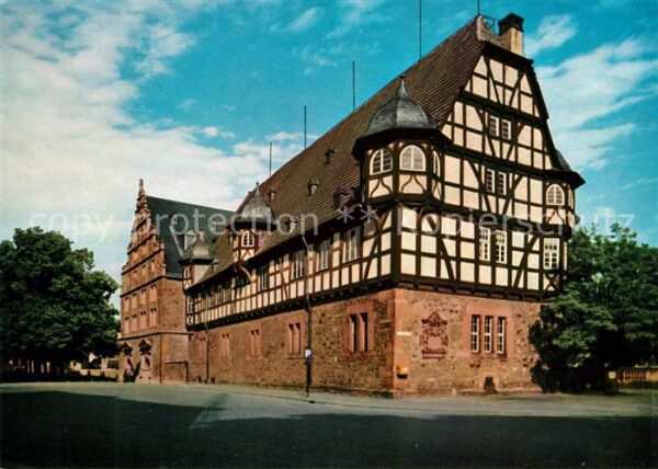 Giessen Lahn Zeughaus Fachwerk Neuse-Schloss