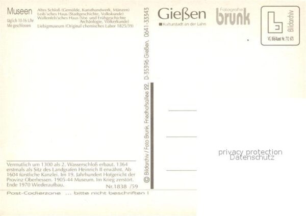Giessen Lahn Altes-Schloss Leibsches-Haus Liebigmuse – Bild 2