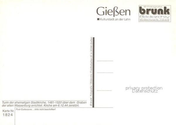 Giessen Lahn Stadtkirche – Bild 2