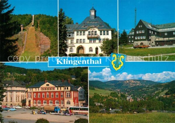 Klingenthal Vogtland Aschbergschanze Rathaus Jugendherberge