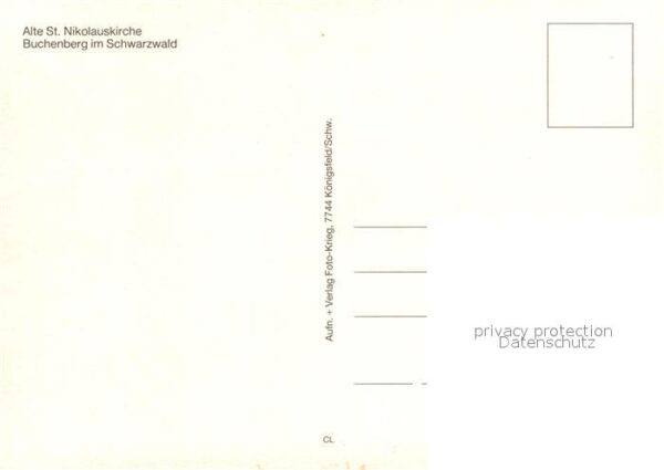 Buchenberg Koenigsfeld Schwarzwald Nikolauskirche – Bild 2