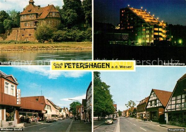 Petershagen Weser Schloß Bad-Hopfenberg Hauptstrasse Mind