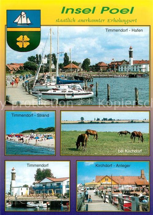 Poel Insel Timmendorf Hafen Strand Kirchdorf Pferd