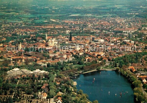 Muenster Westfalen Fliegeraufnahme