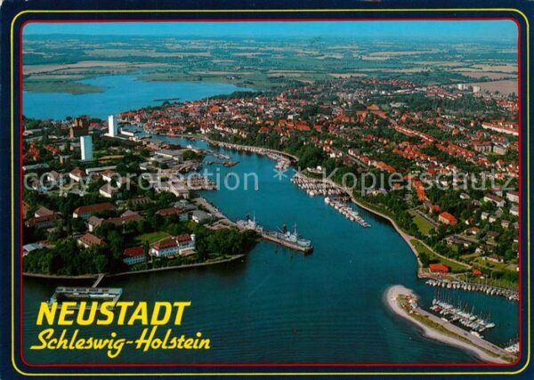 Neustadt Holstein Fliegeraufnahme Hafen
