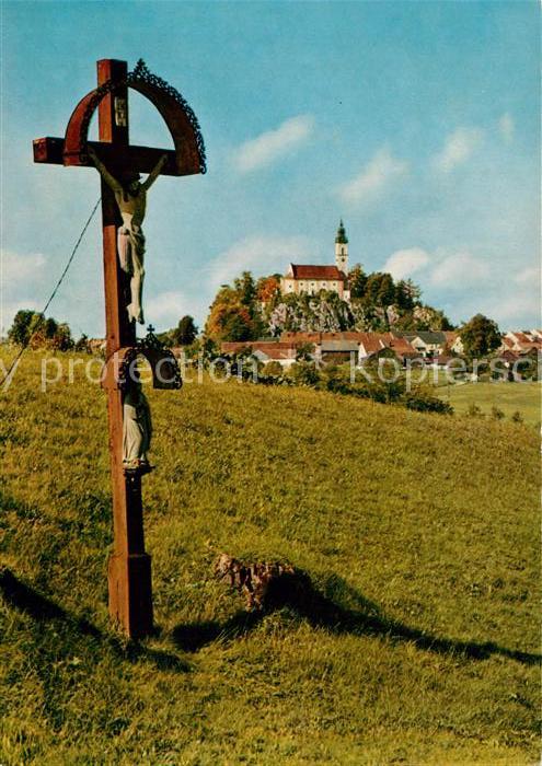 Pleystein Kreuzbergkirche Wegekreuz