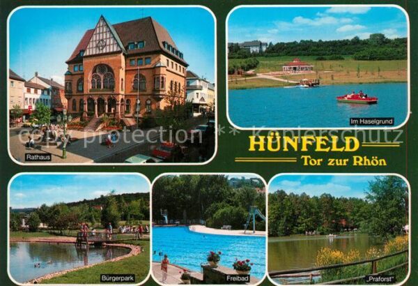 Huenfeld Rathaus Im Haselgrund Bürgerpark Freiba
