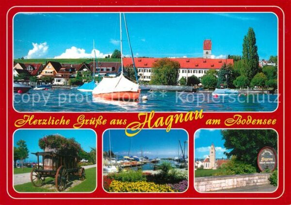 Hagnau Bodensee Seglerhafen Kirche