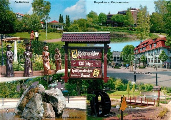 Hahnenklee-Bockswiese Harz Kurhaus Kurparksee Hotel Vierjahreszeit