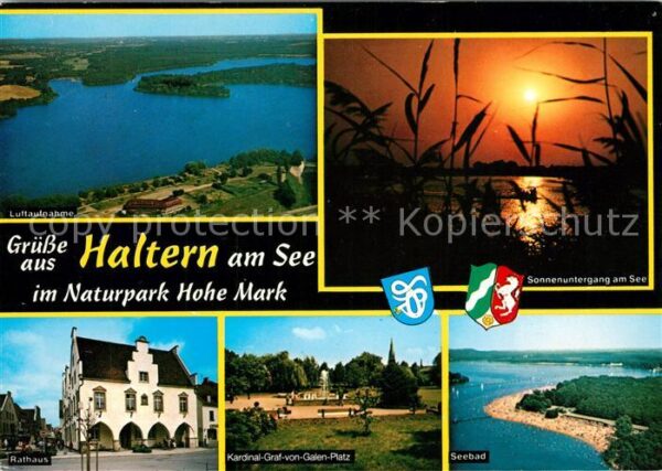 Haltern See Sonnenuntergang am See Seebad Kardinal