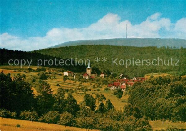 Burgwallbach Landschaftspanorama
