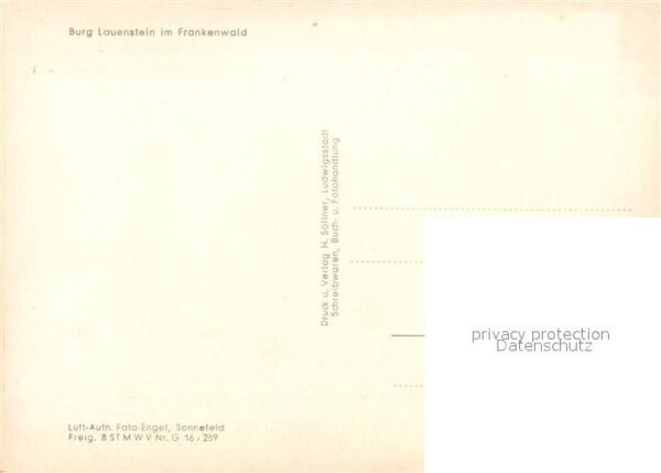 Ludwigsstadt Burg Lauenstein im Frankenwald Fliegera – Bild 2