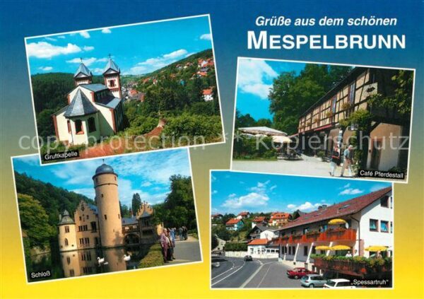 Mespelbrunn Gruftkapelle Schloss Cafe Pferdestall G