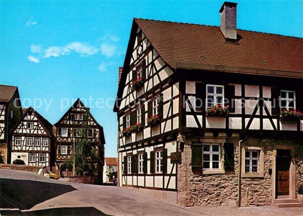 Marbach Neckar Schillers Geburtshaus Altstadt Fachwerk