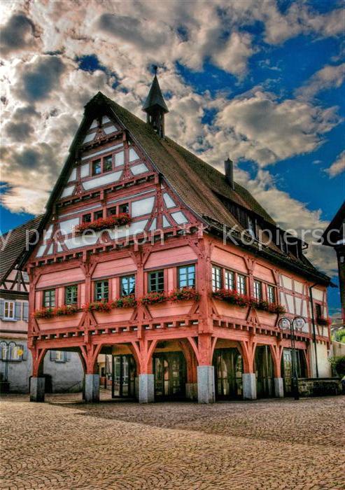 Plochingen Altes Rathaus alemannischer Fachwerkbau