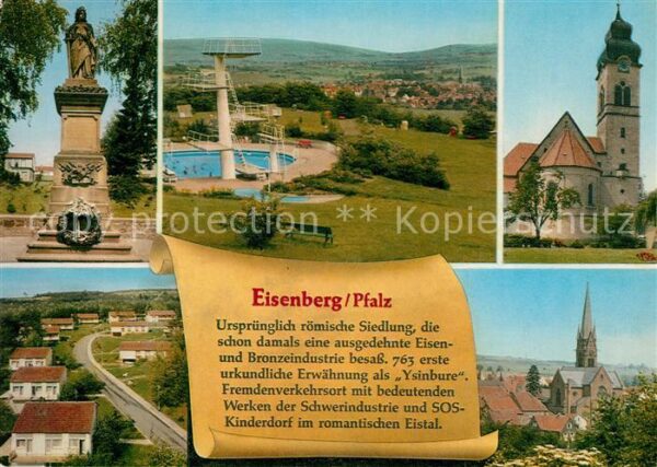 Eisenberg Pfalz Denkmal Freibad Kirche Siedlung Chronik