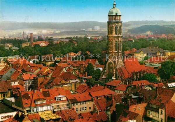 Goettingen Niedersachsen Panorama Blick auf Jacobikirche