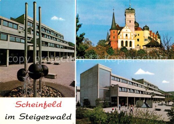 Scheinfeld Schloss Schulgebäude Moderne Architektu