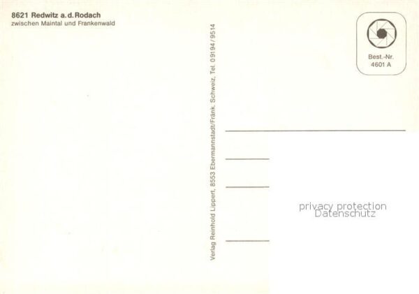 Redwitz Rodach Landschaftspanorama Kirche Strassenpart – Bild 2