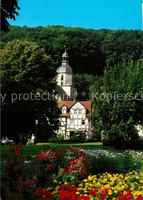 Bad Sooden-Allendorf Rhenanusplatz St Marienkirche Park Blum