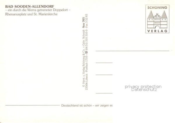 Bad Sooden-Allendorf Rhenanusplatz St Marienkirche Park Blum – Bild 2