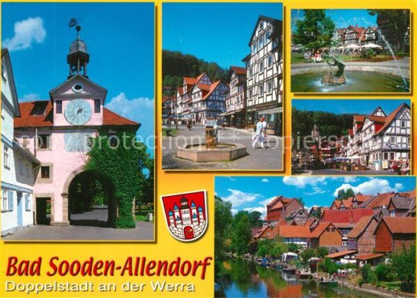 Bad Sooden-Allendorf Torbogen Marktplatz Altstadt Fachwerkhä