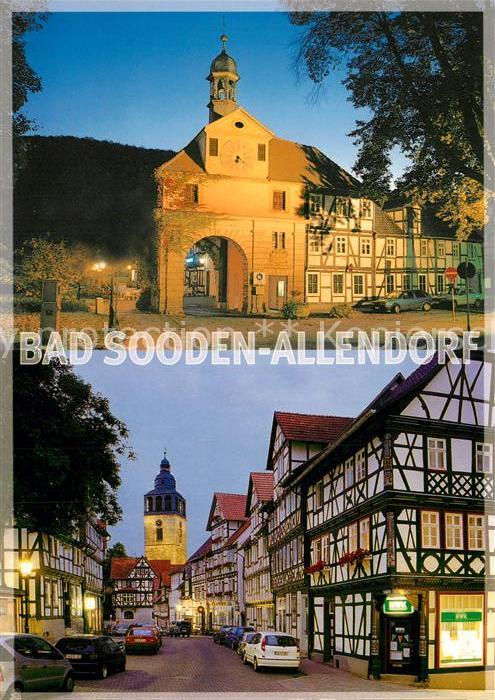 Bad Sooden-Allendorf Soodener Tor Altstadt Fachwerkhäuser