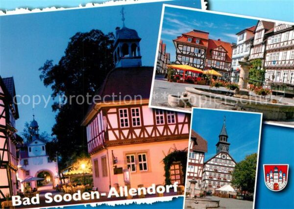 Bad Sooden-Allendorf Altstadt Fachwerkhäuser Soodener Tor Ma