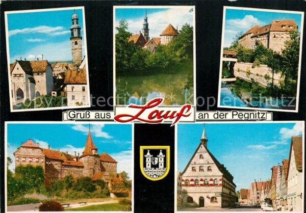 Lauf Pegnitz Altstadt Kirche Alte Stadtmauer Wenzels