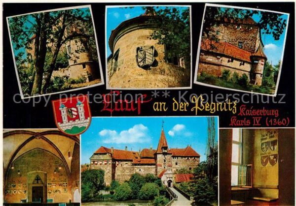 Lauf Pegnitz Kaiserburg Karls des IV 14. Jhdt. Wenze