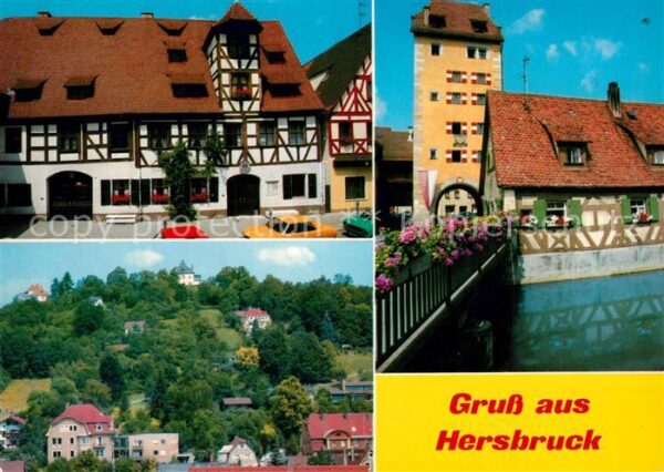 Hersbruck Altstadt Fachwerkhaus Teilansicht Torbo